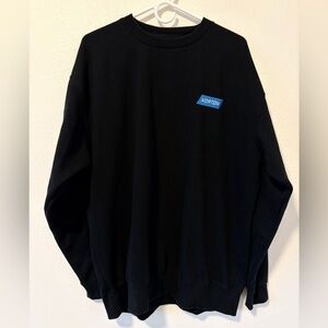 Norton Cybersecurity Logo Sweatshirt XL - Black Minimalist Embroidered Tech Swag